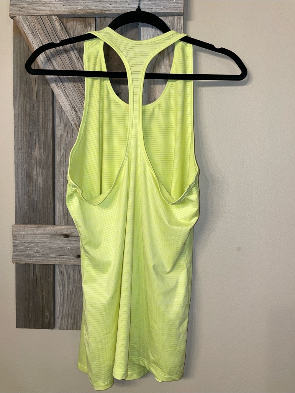 MTA Sport Neon Yellow Racerback Tank - Picture 4 of 4